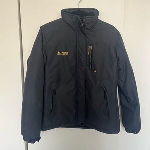 Dark gray Ski/ winter jacket with fleece lining and inside pockets